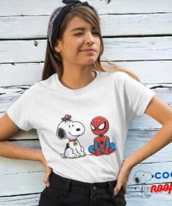 Selected Snoopy Spiderman T Shirt 4