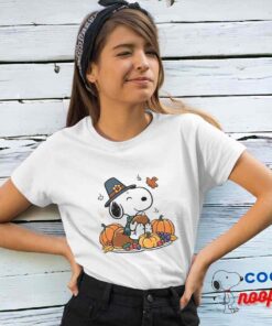 Selected Snoopy Thanksgiving T Shirt 4