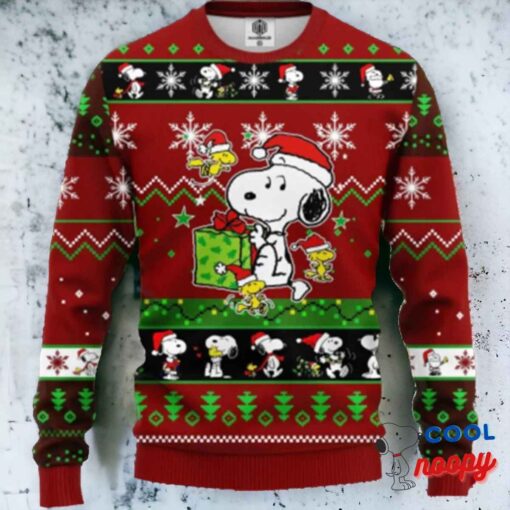 Snooby Lover Cute Snoopy Ugly Christmas Sweater 1