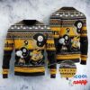 Snoopy And Charlie Brown Pittsburgh Steelers Ugly Christmas Sweater 1