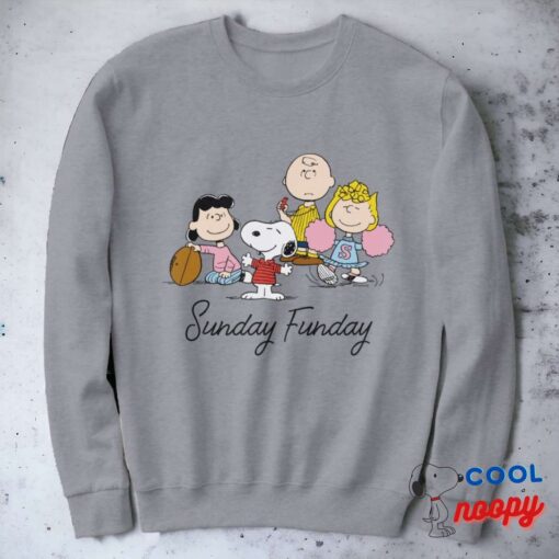 Snoopy And The Gang Play Football Sweatshirt 2