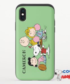 Snoopy And The Gang Play Football Uncommon Iphone Case 9