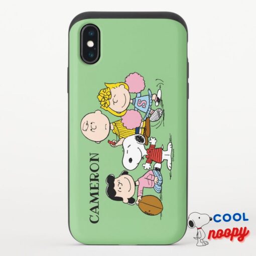 Snoopy And The Gang Play Football Uncommon Iphone Case 9