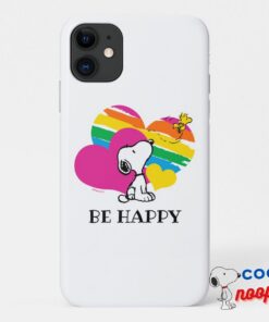 Snoopy And Woodstock Rainbow Hearts Case Mate Iphone Case 8