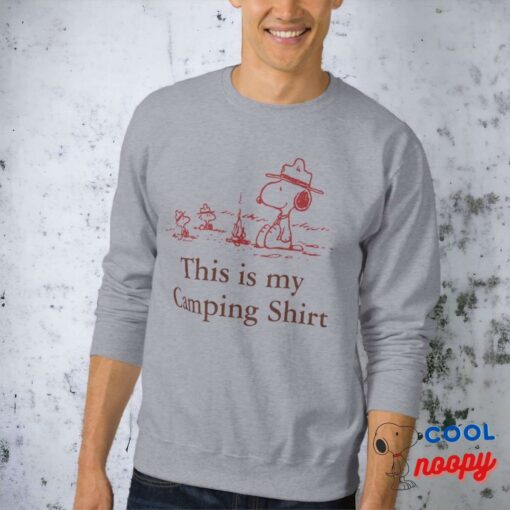 Snoopy Beagle Scout All Good In The Woods Sweatshirt 5