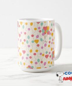 Snoopy Bunches Of Balloons Pattern Coffee Mug 15