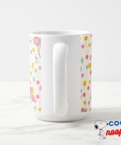 Snoopy Bunches Of Balloons Pattern Coffee Mug 3