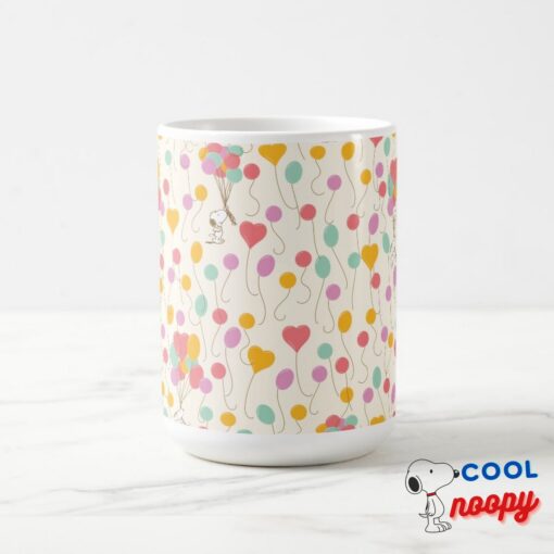 Snoopy Bunches Of Balloons Pattern Coffee Mug 5