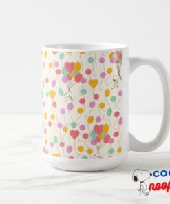 Snoopy Bunches Of Balloons Pattern Coffee Mug 6