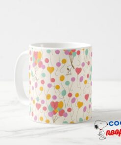 Snoopy Bunches Of Balloons Pattern Coffee Mug 7