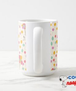 Snoopy Bunches Of Balloons Pattern Travel Mug 4
