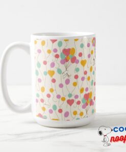 Snoopy Bunches Of Balloons Pattern Travel Mug 5