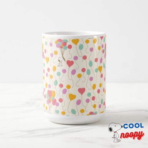 Snoopy Bunches Of Balloons Pattern Travel Mug 6