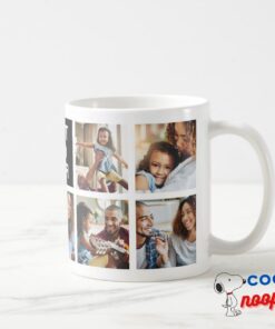 Snoopy Doghouse Best Dad Photo Collage Coffee Mug 5