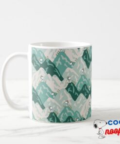 Snoopy Great Outdoors Pattern Coffee Mug 2