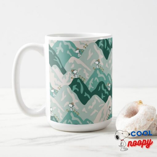 Snoopy Great Outdoors Pattern Mug 10