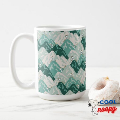 Snoopy Great Outdoors Pattern Mug 15