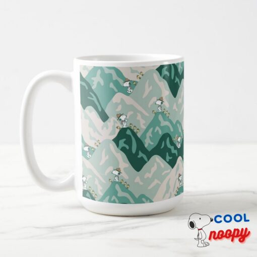 Snoopy Great Outdoors Pattern Mug 2