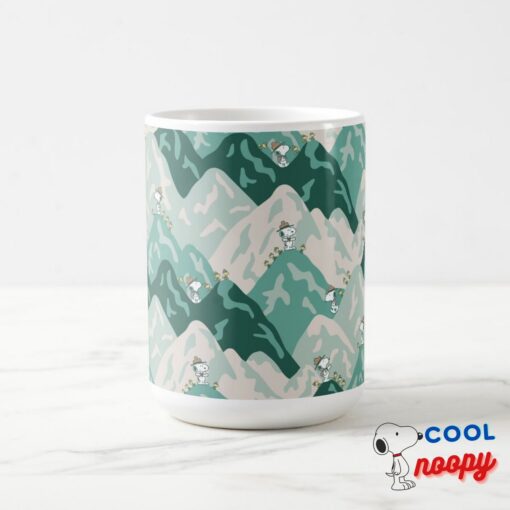 Snoopy Great Outdoors Pattern Mug 3