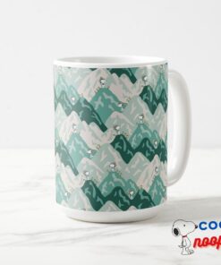 Snoopy Great Outdoors Pattern Mug 4