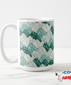 Snoopy Great Outdoors Pattern Mug 7