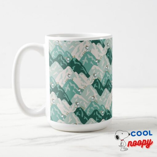 Snoopy Great Outdoors Pattern Mug 7