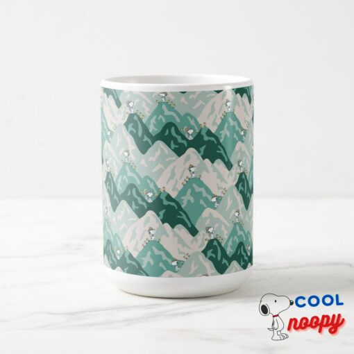 Snoopy Great Outdoors Pattern Mug 8