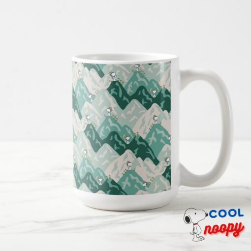 Snoopy Great Outdoors Pattern Mug 9