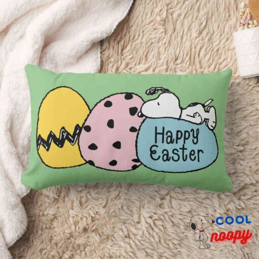 Snoopy Happy Easter Lumbar Pillow 2