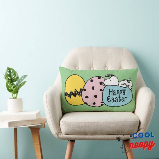 Snoopy Happy Easter Lumbar Pillow 3