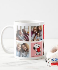 Snoopy Heart Mom Photo Collage Coffee Mug 15