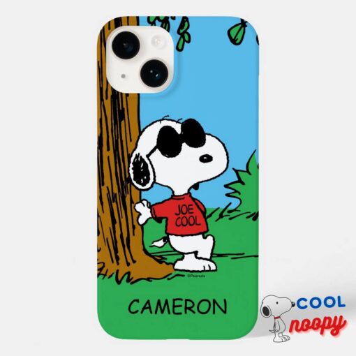 Snoopy Joe Cool Standing Case Mate Iphone Case 9