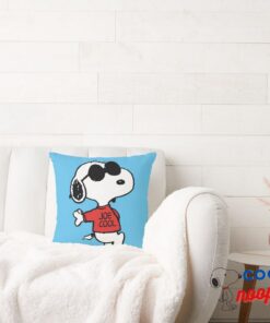 Snoopy Joe Cool Standing Throw Pillow 2
