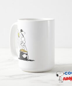 Snoopy Jumping Into Pot Of Gold Mug 15