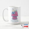 Snoopy On 4th Of July Dog House Add Your Name Coffee Mug 15