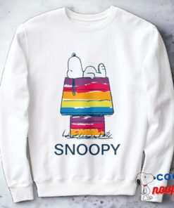 Snoopy Rainbow Dog House Sweatshirt 2