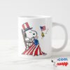 Snoopy Sewing 4th Of July Flag Giant Coffee Mug 15