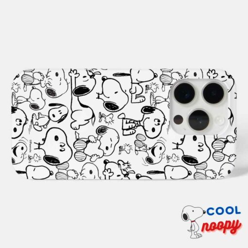 Snoopy Smile Giggle Laugh Pattern Case Mate Iphone Case 5