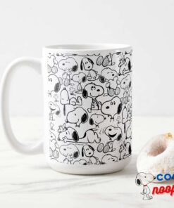 Snoopy Smile Giggle Laugh Pattern Mug 15