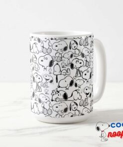 Snoopy Smile Giggle Laugh Pattern Mug 2