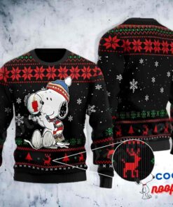 Snoopy Snowflake Ugly Christmas Sweater 1