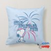 Snoopy Star Spangled Fun Throw Pillow 8