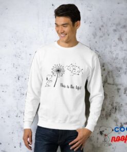 Snoopy With Dandelion Sweatshirt 3