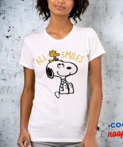 Snoopy Woodstock All Smiles T Shirt 15