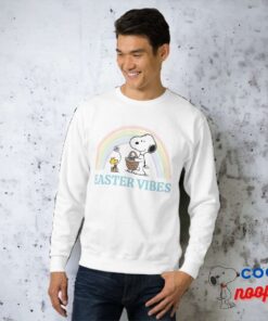 Snoopy Woodstock Easter Beagle Sweatshirt 3