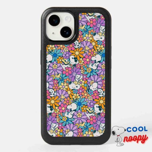 Snoopy Woodstock Flower Pattern Otterbox Iphone Case 8