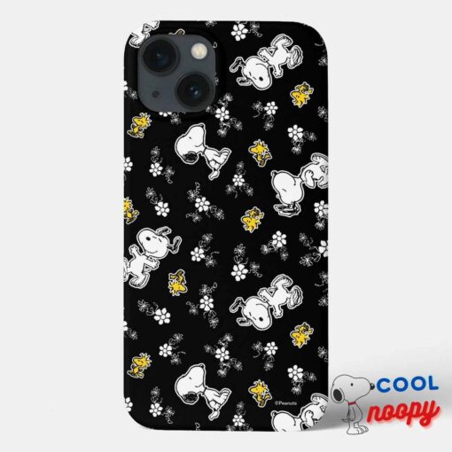 Snoopy Woodstock Fun Flowers Case Mate Iphone Case 8