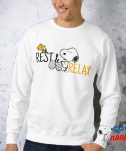 Snoopy Woodstock Lazy Days Sweatshirt 6