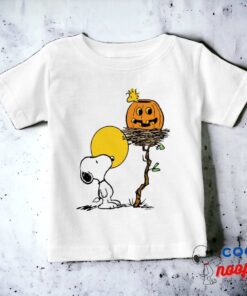 Snoopy Woodstock Nest With Jack O Lantern Baby T Shirt 8