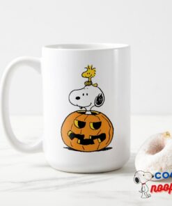 Snoopy Woodstock Pumpkin Mug 10
